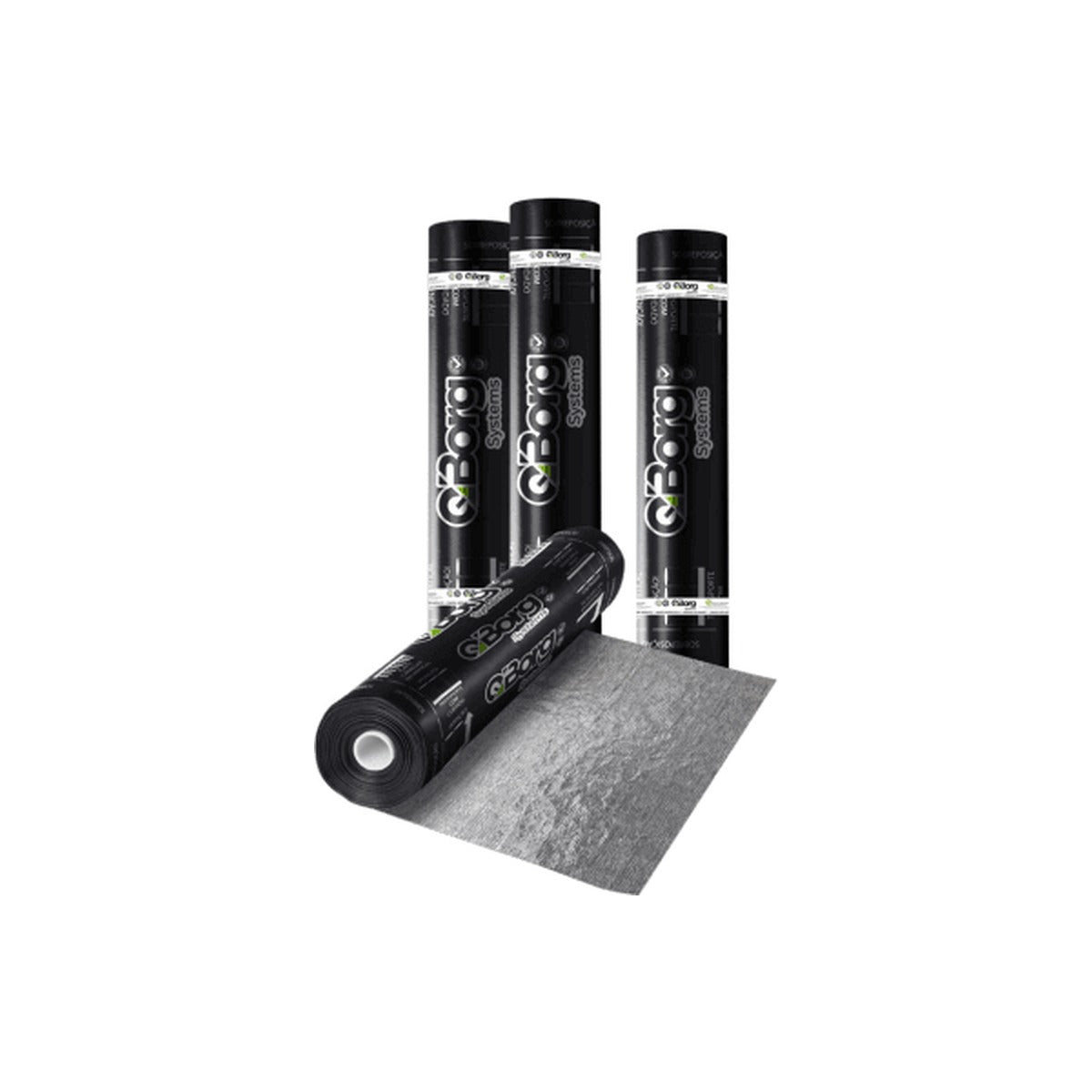 Manta asfáltica autoadesiva aluminizada Q-Borg com polietileno 3 mm