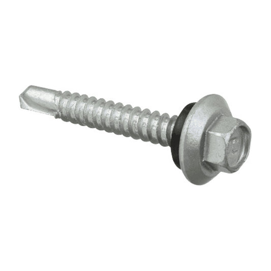 Parafuso sextavado autoperfurante Hardseal com arruela EPDM 14 x 3/4 pol