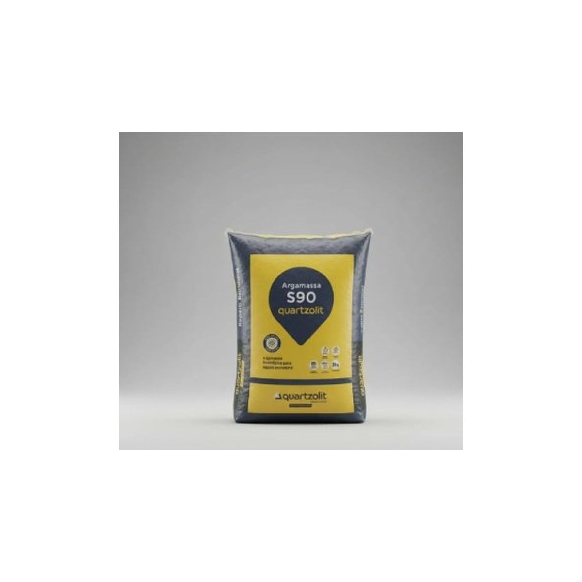 Argamassa de reparo estrutural Tix S90 Quartzolit para concreto armado 20 kg