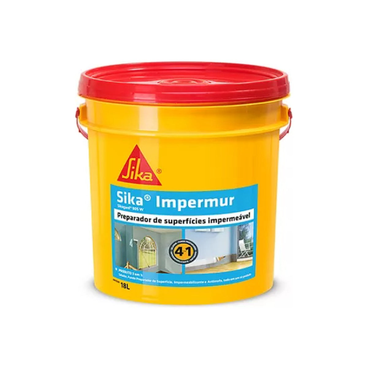 Preparador de superfície impermeável Sikagard 905 W Impermur Sika 18 L