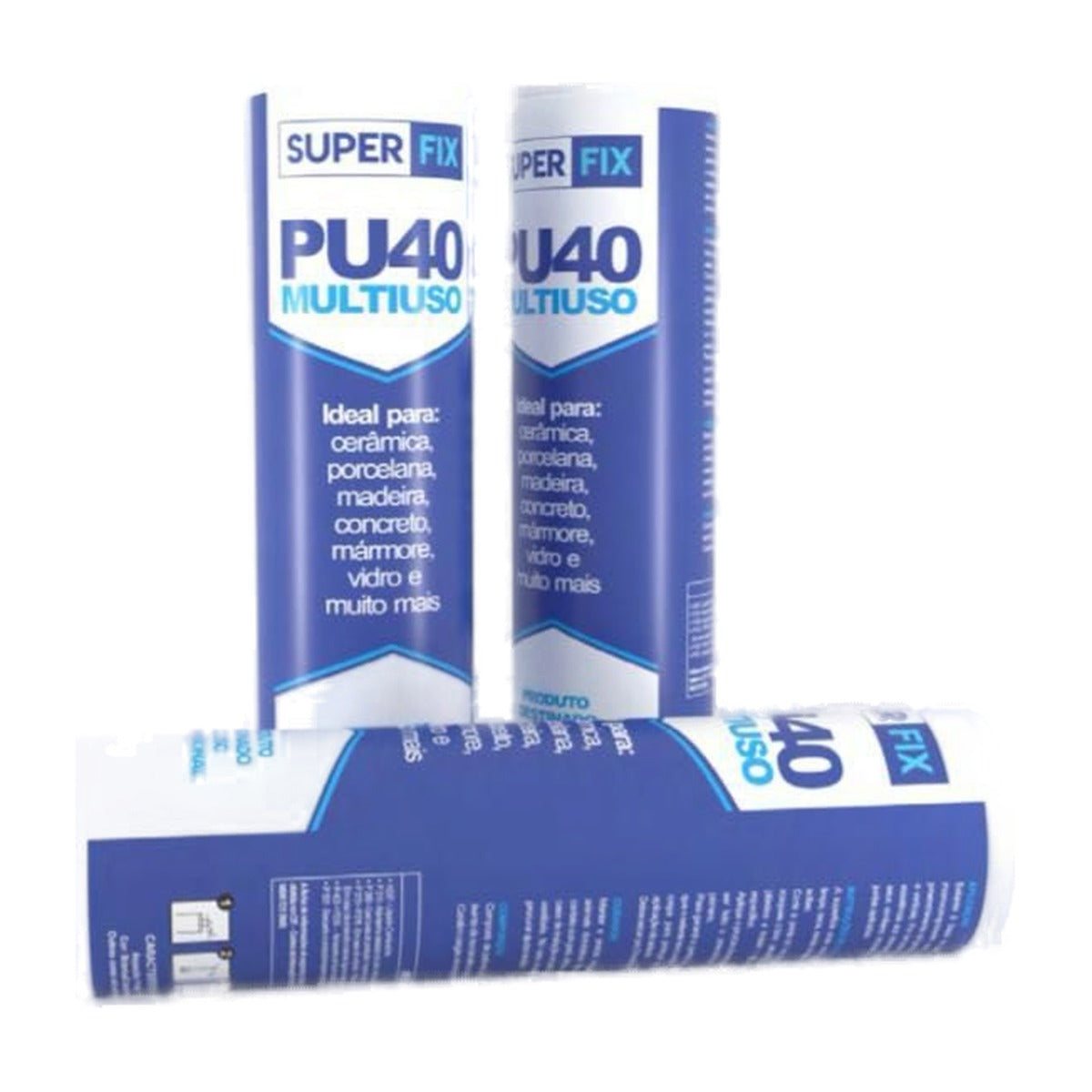 Selante poliuretano Super Fix PU 40 monocomponente para juntas e colagem