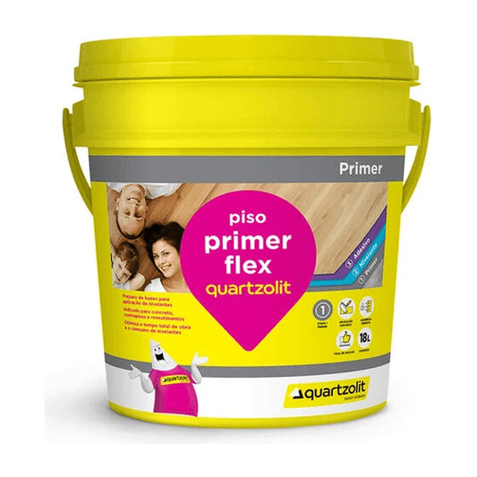 Primer acrílico Primer Flex Quartzolit para preparação de substratos 3,6 L