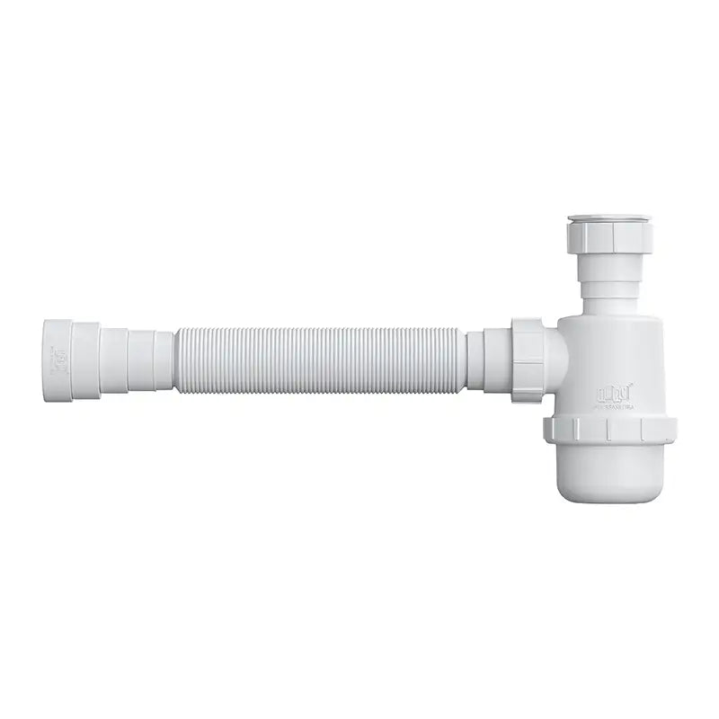Sifão Copo Sanfonado Universal 38 A 50Mm Branco Herc
