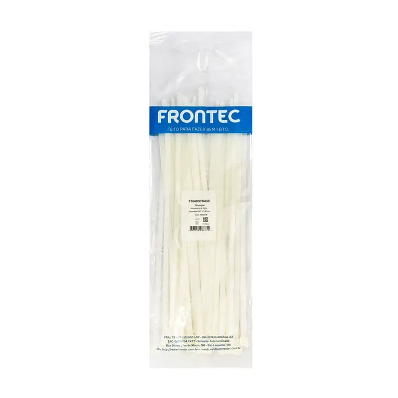 Abraçadeira Nylon 380Mmx7,6 Branca Frontec C50