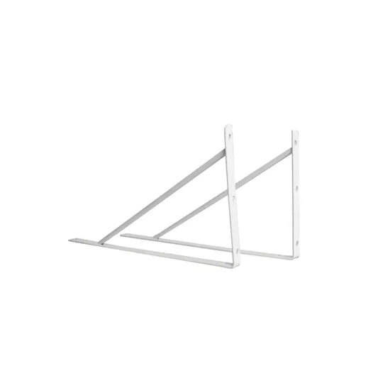Suporte Prateleira 35Cm Branco Mão Francesa Globalfix