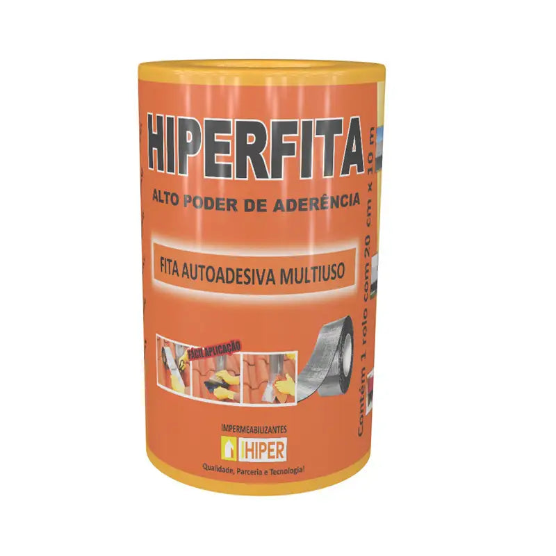 Impermeabilizante Fita 0,20X10M Hiper Alumínio Rolo