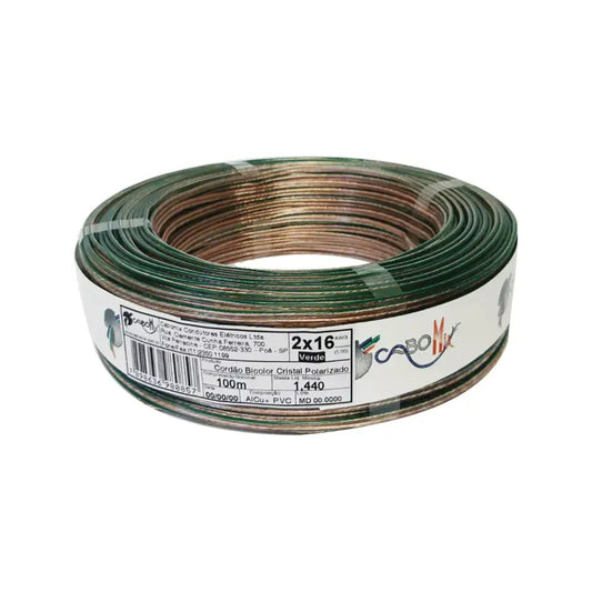 Fio Cristal P/Som2X16=1,0Mm Cabomix 100M