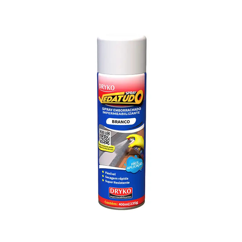 Adesivo Impermeabilizante Spray Branco 400Ml Dryko