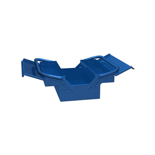 Caixa Ferramentas Metal 40X20X17 Sanfonada N04