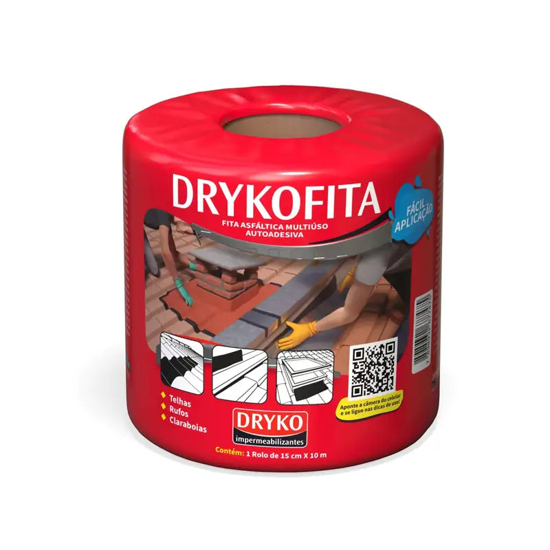 Impermeabilizante Fita 0,15X10M Dryko Alumínio Rolo