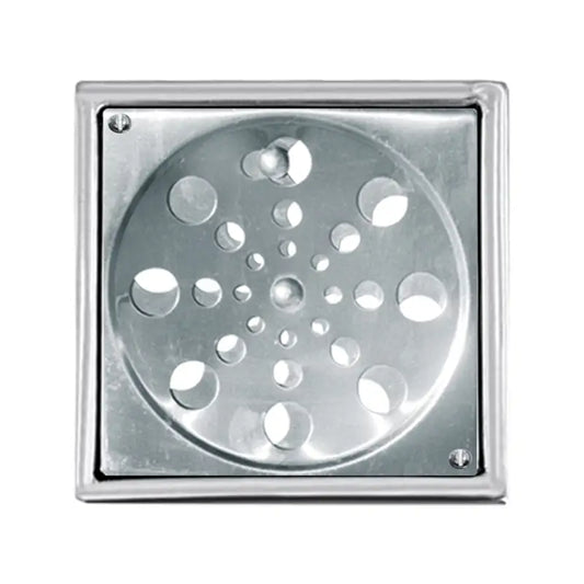 Grelha Quadrada Rotativa Inox C/Caixilho 10X10 En C12