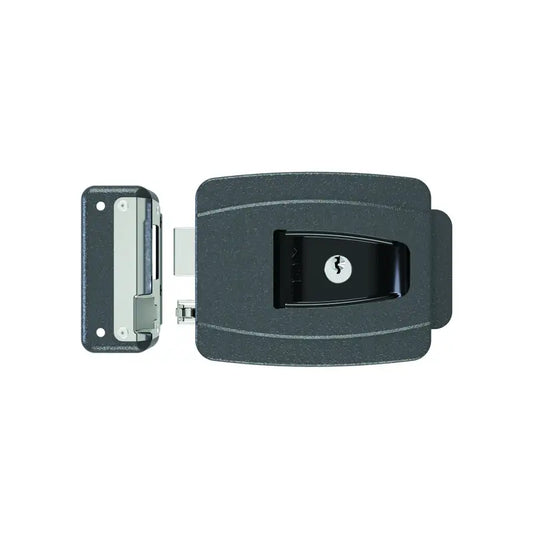 Fechadura Elétrica Cinza 127V Grande Agl