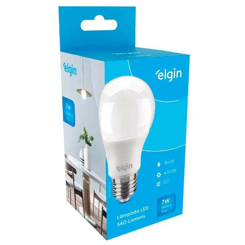 Lâmpada Led 7W 6500K Elgin C10