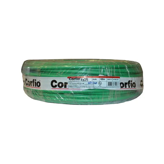 Cabo Flexível 1Kv 25,0Mm Verde Corfio C100
