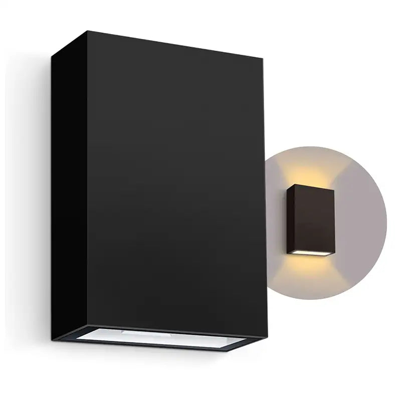 Arandela Led 4W 3000K Preto Externa Elgin