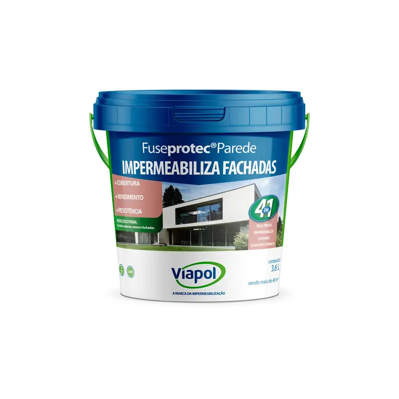 Impermeabilizante P/Fachada Fuseprotec Parede 4X3,6