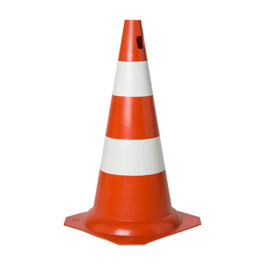 Cone Sinalizador 50Cm Laranja/Branco Kteli