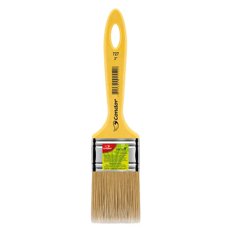 Trincha Pintura 727 X 2 Cabo Amarelo Condor C12