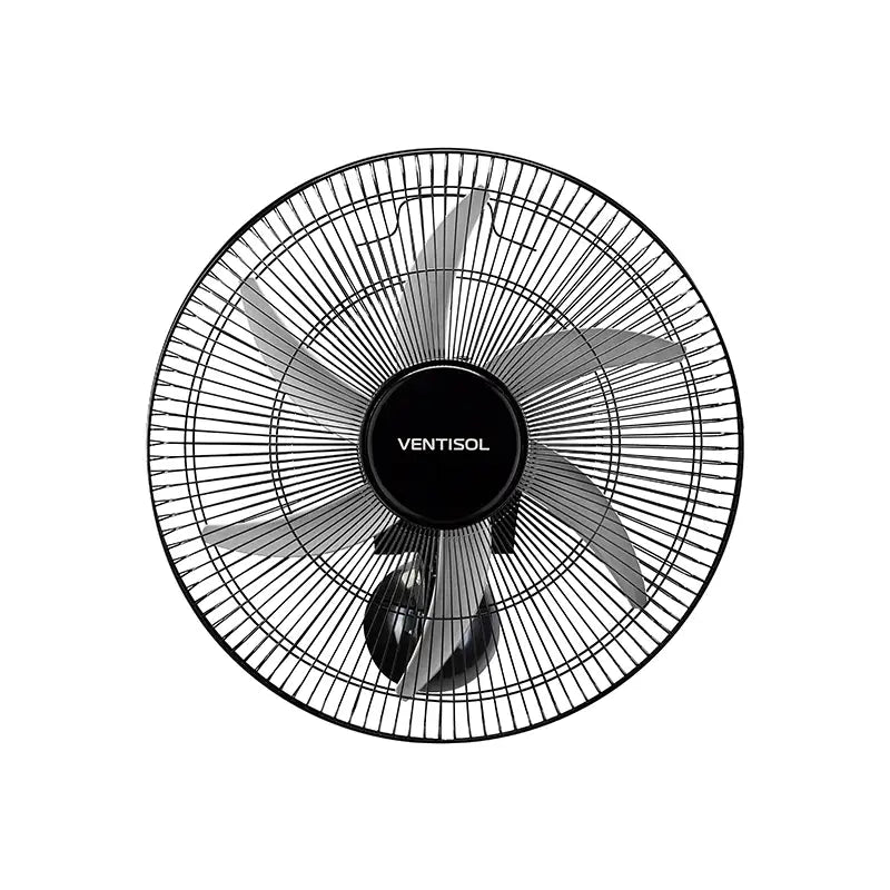 Ventilador Parede 50Cm Preto 6 Pás Ventisol Bivolt