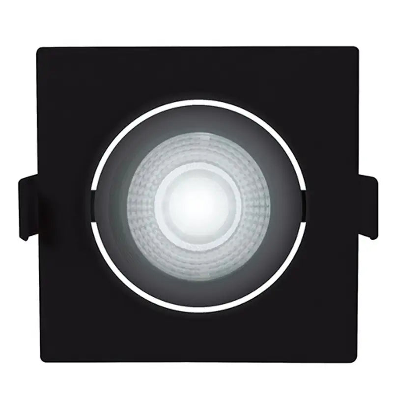 Spot Led Direcionável 5W 6500K Quadrado Preto Elg