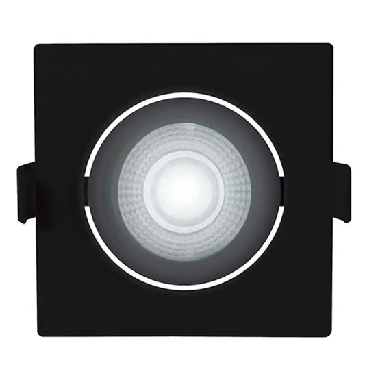 Spot Led Direcionável 5W 6500K Quadrado Preto Elg