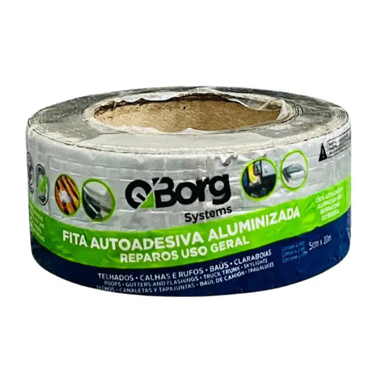 Impermeabilizante Fita 0,05X10M Qborg Alumínio Rl 0,6M