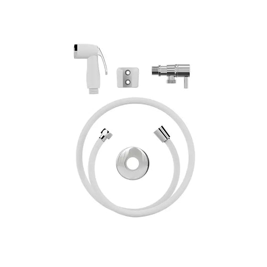 Ducha Higiênica C/Registro Branca/Cromada 1/4 Volta Censi