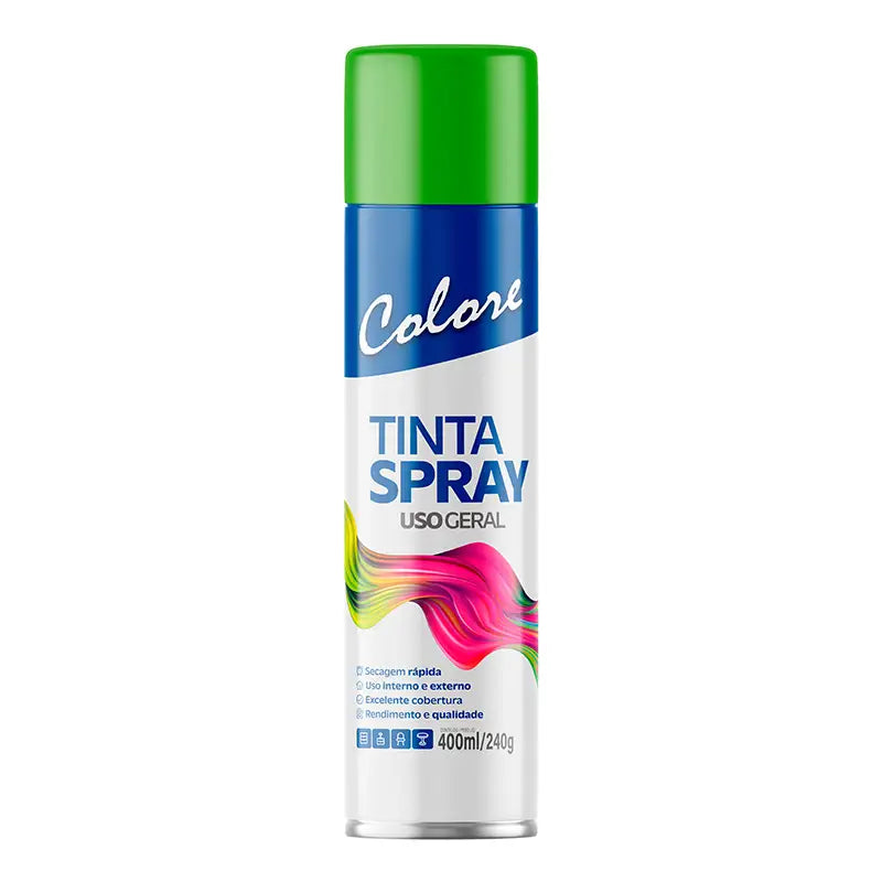 Tinta Spray Lumine Verde 6X400 Colore