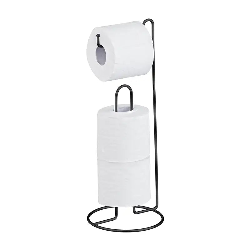 Suporte Papel Higiênico 3 Papéis Preto Mm Passerini