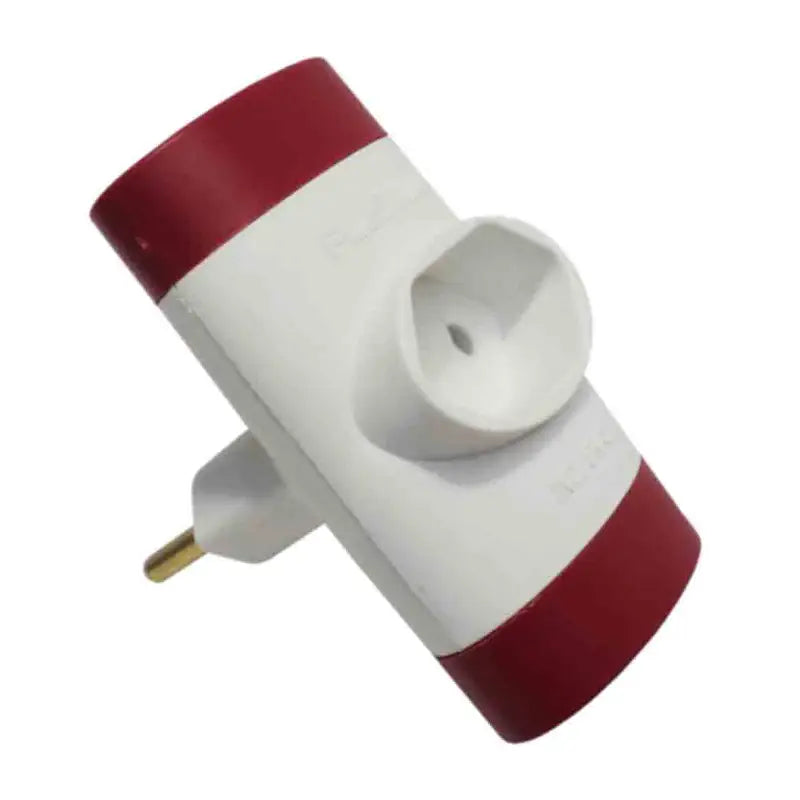Pino T 3 SaíDas 10A 2P Branco Plastimar C25