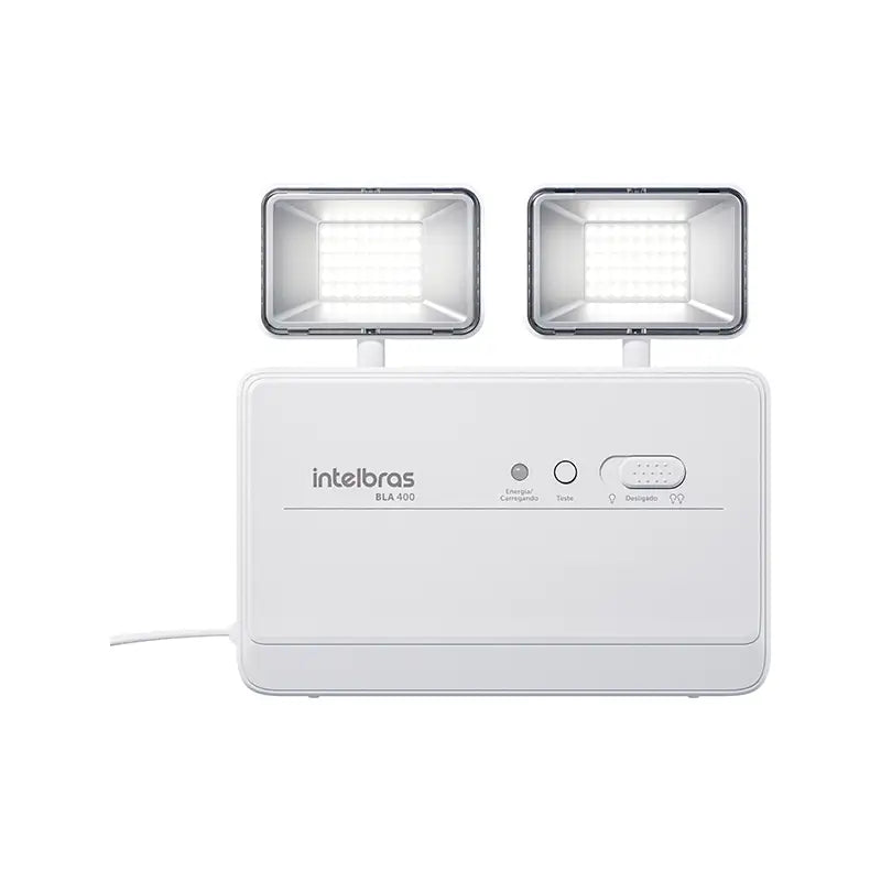 Luminária Emergência 2 Faróis Led 400 Lumens Intelbras