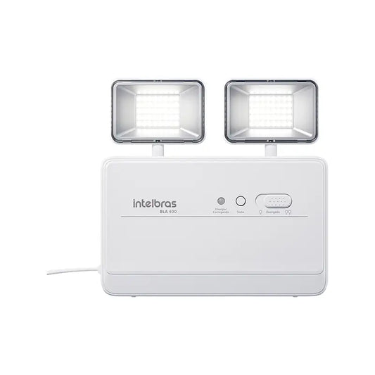 Luminária Emergência 2 Faróis Led 400 Lumens Intelbras