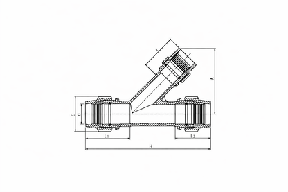 TÊ 45 Redução TERMOFUSÃO PEAD PN4 110 X 75 MM