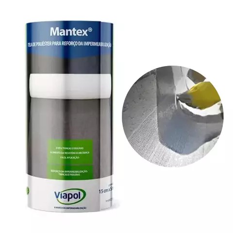 Tela De Poliester Mantex 15Cm X 50M Viapol