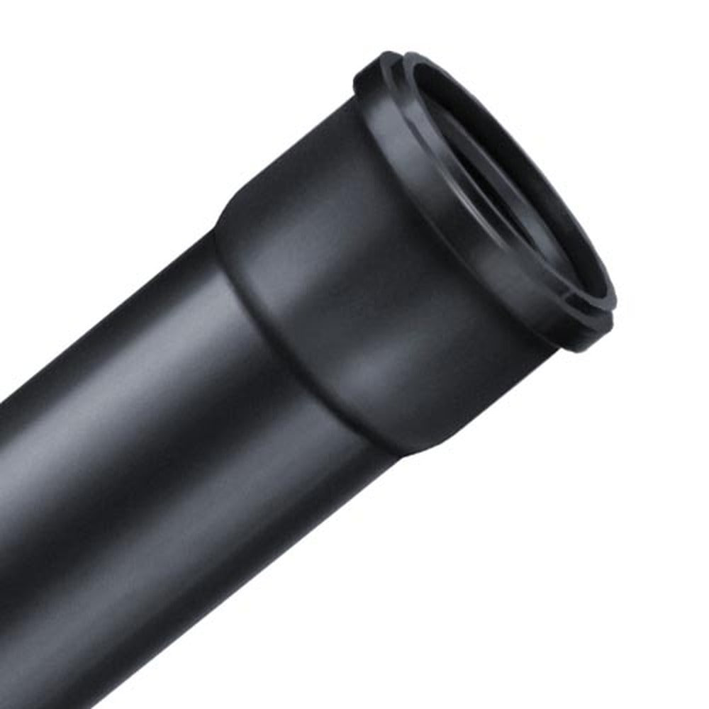 Tubo Duratop X em polipropileno preto com bolsa, para esgoto e águas pluviais