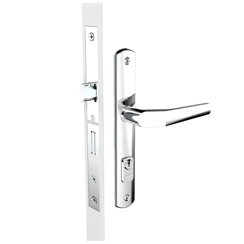 Fechadura Externa Serralheiro Inox 27Mm Soprano