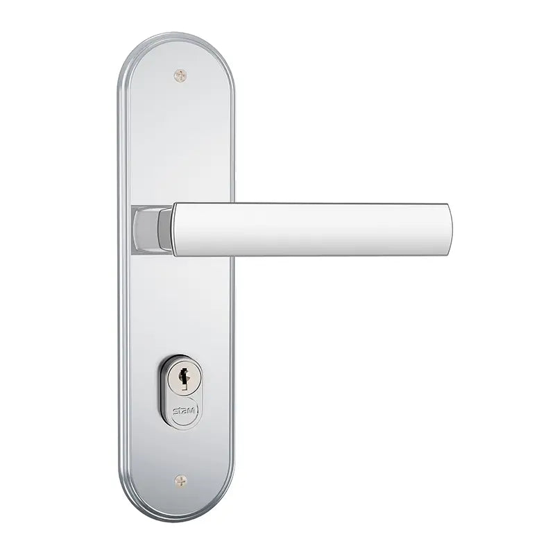 Fechadura Externa Alavanca Inox Espelho 1601/35 Stam