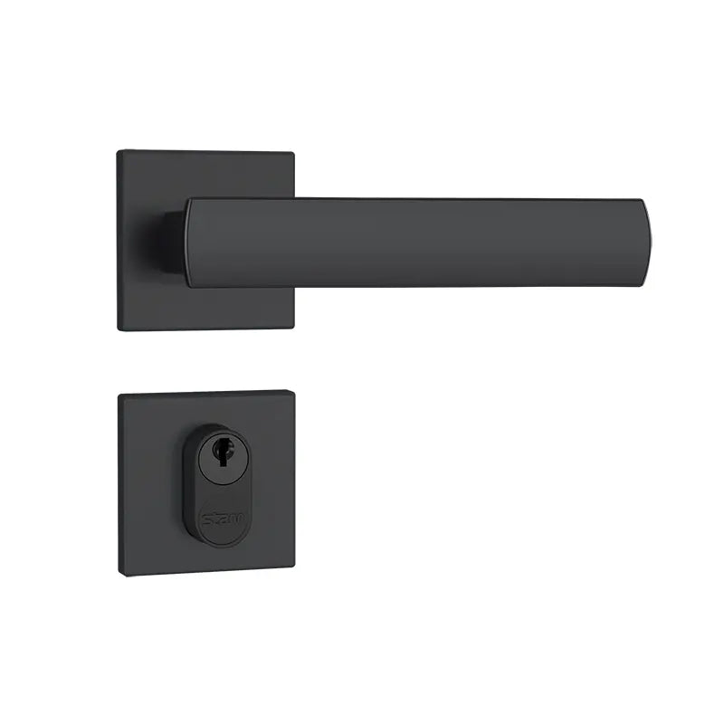Fechadura Externa Alavanca Preto Fosco 803/35 Stam
