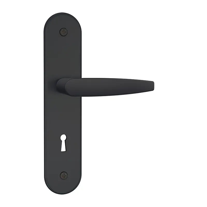Fechadura Interna Alavanca Espelho Preto Fosco 814/33 Stam