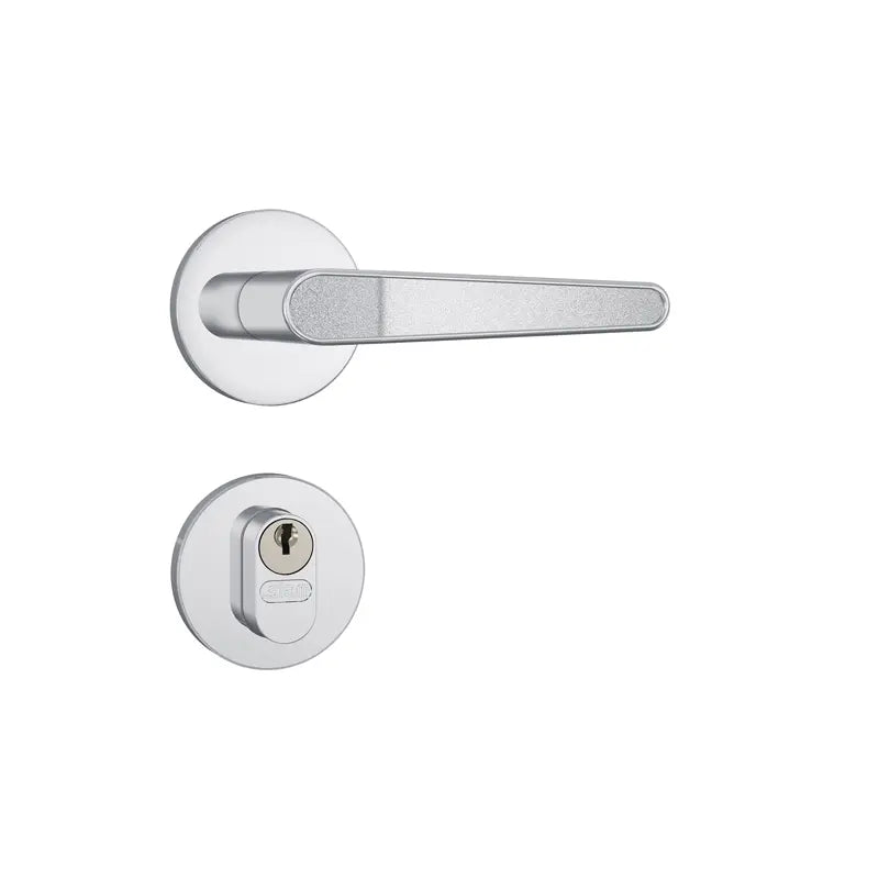 Fechadura Externa Alavanca Inox 80303 Roseta Redonda