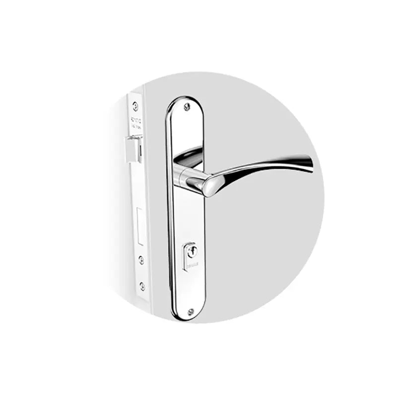 Fechadura Externa Alavanca Cromada 55X70 Soprano