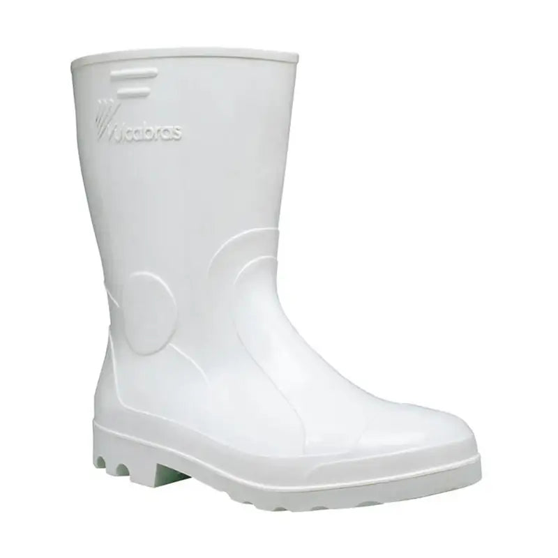 Bota Vulcabras Branca Pvc Cano Médio C/Forro 40