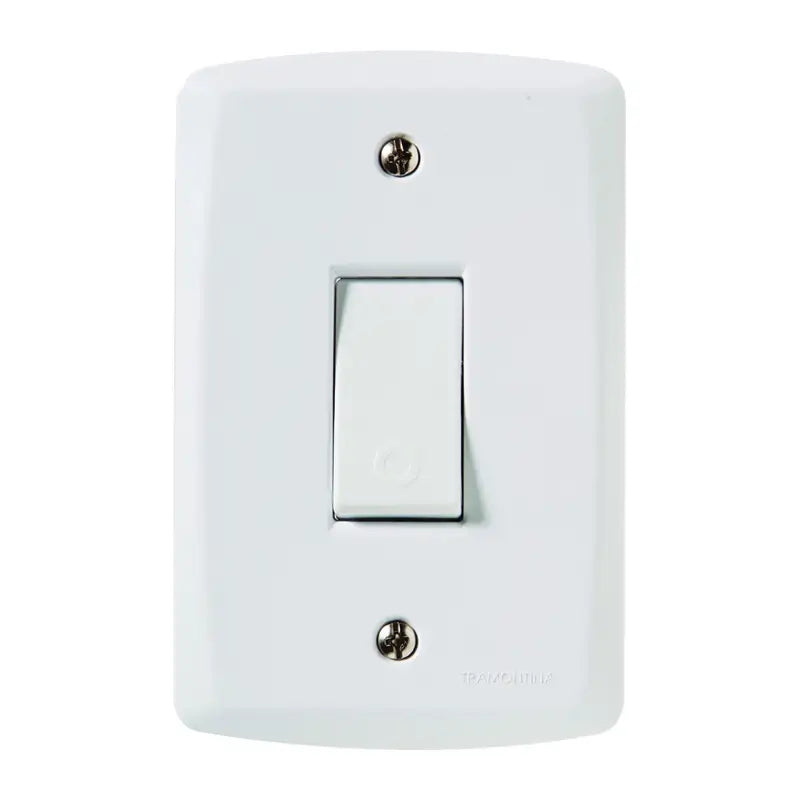 Interruptor Campainha 2X4 C/Placa Branco Tramontina