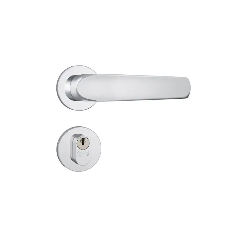 Fechadura Externa Alavanca Inox 80309 Roseta Redonda
