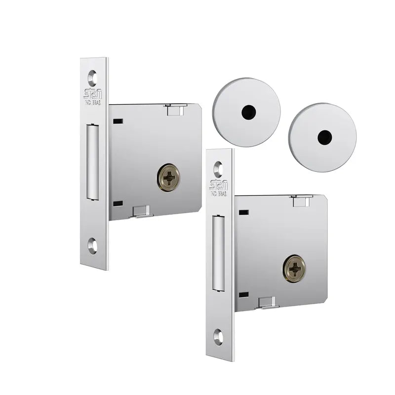 Fechadura Auxiliar Tetra Inox 1004 Par