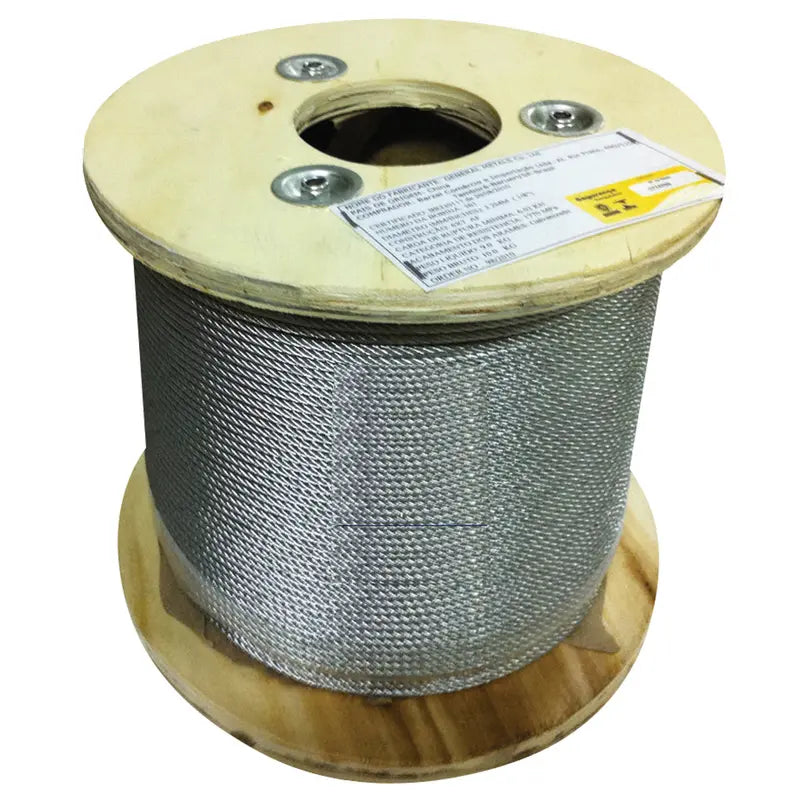 Cabo De Aço 3.2Mm 1/8 6X7Af Galvanizado C250M Starfer