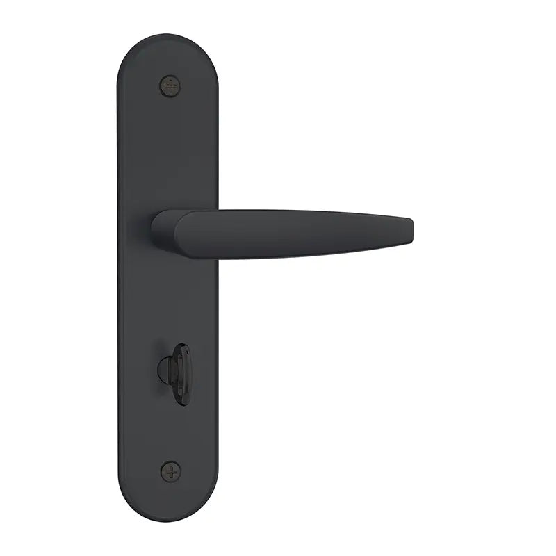 Fechadura Banheiro Alavanca Espelho Preto Fosco 824/33 St