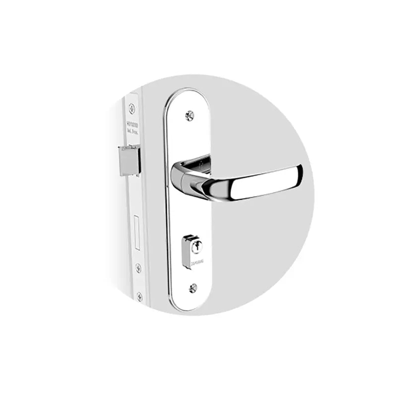 Fechadura Externa Alavanca Cromada Icaroway