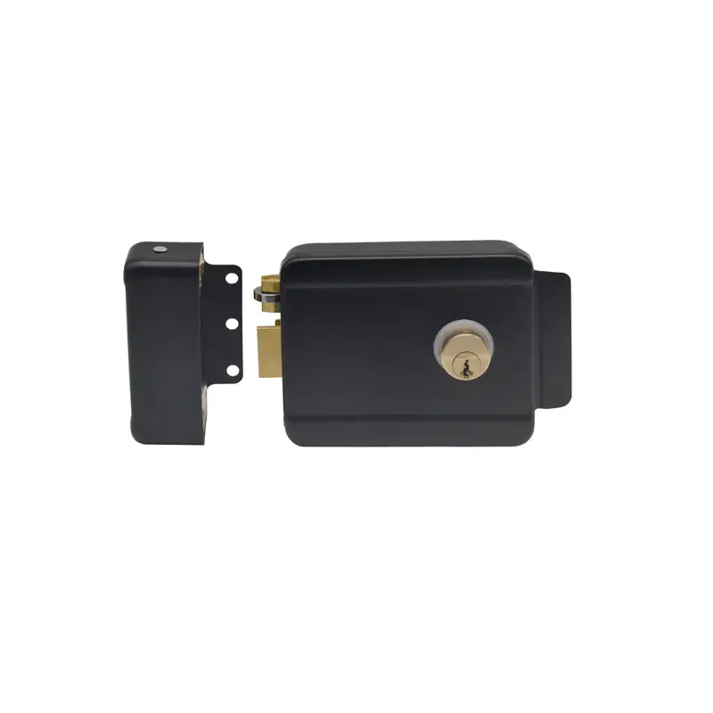 Fechadura Elétrica Preta 12V Sobrepor Proeletronic