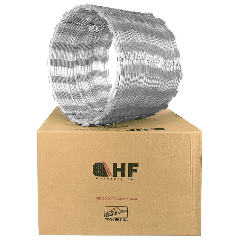 Arame Cerca Concertina 30Cmx5M Simples Hf